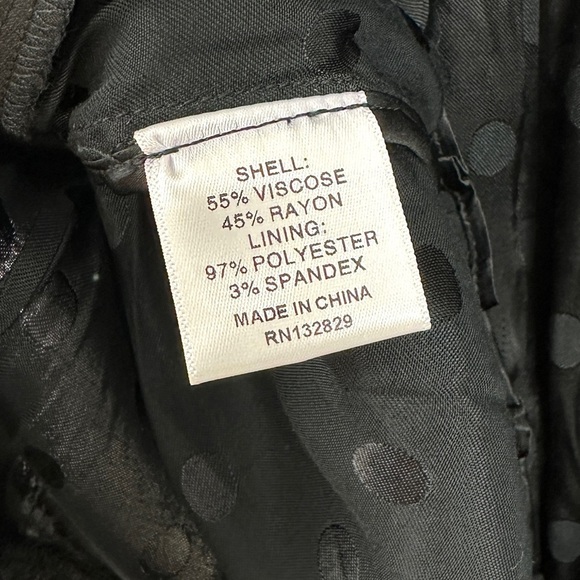 Romper Long Sleeve NWT Polka Dot Satin Goth Chic Y2K Party Small Majorelle - Picture 14 of 15